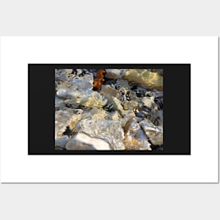 Clear Sea Water on Rocks Posters and Art